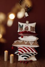 Christmas Wagon | Woven Lumbar  Decorative Throw Pillow Cover - Image 12