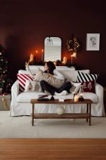 Christmas Wagon | Woven Lumbar  Decorative Throw Pillow Cover - Image 10