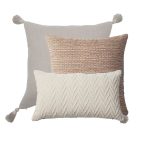 Loom & Kraft | Set of 3 | Mustard Throw Pillow Covers