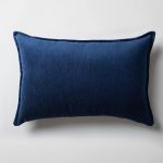 Eliza & Sense & Loom | Set of 6 | Navy Blue Bed Decor Throw Pillow Covers - Image 3