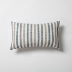 Loom Bed Runner & Pillow Covers | Set of 5 | Navy Blue Capri Bedset - Image 4