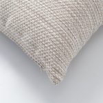 Kraft | Neutral Textured Woven Square 18''x18'' Throw Pillow Cover - Image 2