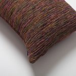Bamboo | Brown Multicolored Textured Lumbar 12"x20'' Throw Pillow Cover - Image 2