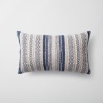 Oblique & Mojo | Set of 3 | Navy Blue Throw Pillow Covers - Image 4