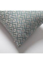 Gusto | Mint Blue Modern Small-Scale Patterned Lumbar 12''x20'' Throw Pillow Cover - Image 3