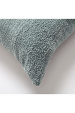 Cozy | Light Blue Plush Soft Textured Square 20''x20'' Throw Pillow Cover - Image 2