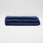 Loom Bed Runner & Pillow Covers | Set of 6 | Navy Blue Otto Bedset - Image 2