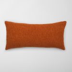 Loom Bed Runner & Pillow Covers | Set of 7 | Taupe Burnt Orange Cozy Capri Bedset - Image 4