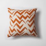 Symi | Set of 3 | Burnt Orange Patterned Decorative Throw Pillow Covers - Image 3