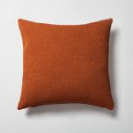 Symi | Set of 3 | Burnt Orange Patterned Decorative Throw Pillow Covers - Image 2