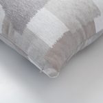 Otto | Neutral Gray Modern Geometric Square 20''x20'' Throw Pillow Cover - Image 2