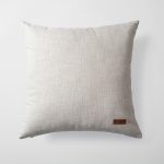 Combos | Navy Blue Textured Abstract Striped Neutral Square 20"x20'' Throw Pillow Cover - Image 3