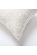 Julia | White Boucle Textured Solid Lumbar 16''x24'' Throw Pillow Cover - Image 2