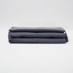 Loom Bed Runner & Pillow Covers | Set of 4 | Dark Gray Mustard Nomad Bedset - Image 3