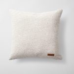 Oblique | Mustard Yellow Striped Boucle Textured Square 20''x20'' Throw Pillow Cover - Image 2