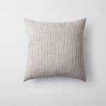 Stripe On Stripe | Set of 3 | Black and White Neutral Linen Blend Throw Pillow Covers - Image 3